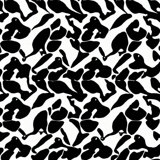 Prompt: tessellation of frogs, realistic