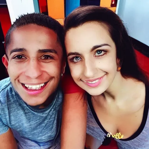 Prompt: leon martins and nilce cade a chave, leon martins and nilce cade a chave, youtuber brazilian coisa de nerd, leon and nilce moretto, coisa de nerd, youtuber, youtuber, cade a chave