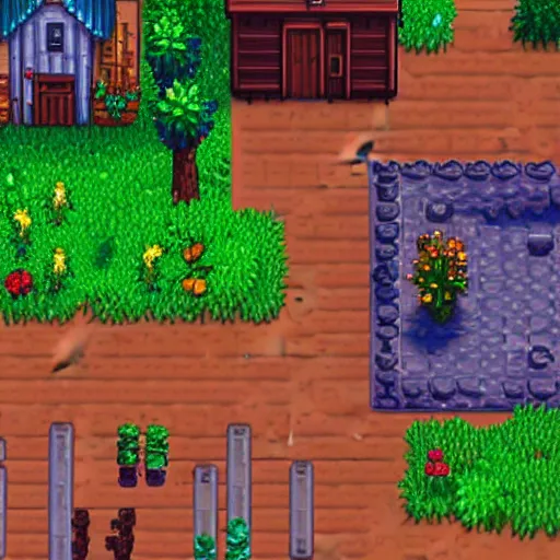 Image similar to 3D version of Stardew Valley rendered in Unreal Engine 5.