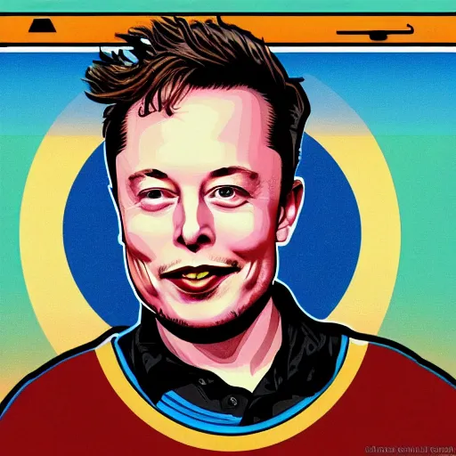 Image similar to elon musk as egyptian mural