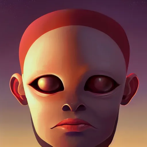 Prompt: face icon stylized minimalist alien 1 9 7 9, loftis, cory behance hd by jesper ejsing, by rhads, makoto shinkai and lois van baarle, ilya kuvshinov, rossdraws global illumination