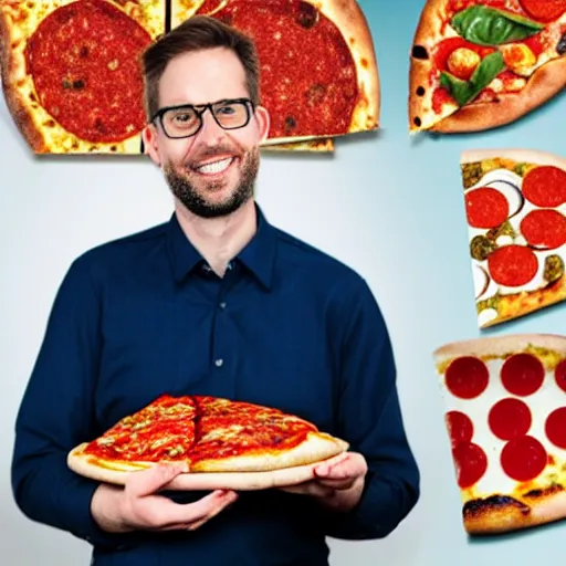 Image similar to man accidentally invents pizza