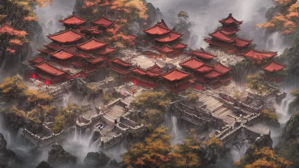 Image similar to beautiful painting of ancient china, unreal engine, ross tran, cinematic, intricate detail