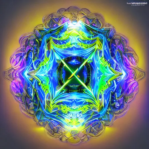 Image similar to lightpainting luminescent, diffuse luminescent lightpainting, intricate wiccan spectrum, highly detailed zen prisms, fully photorealistic, artstation, luminescent beautiful concept art, smoothened, sharp luminescent focus