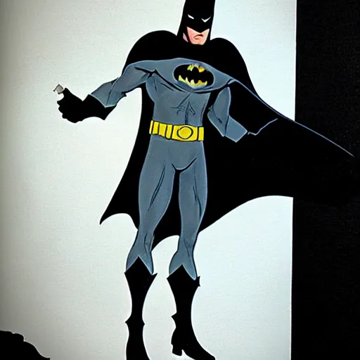 Image similar to kevin conroy dressed as batman , highly detailed illustration, portrait painting by Norman Rockwell