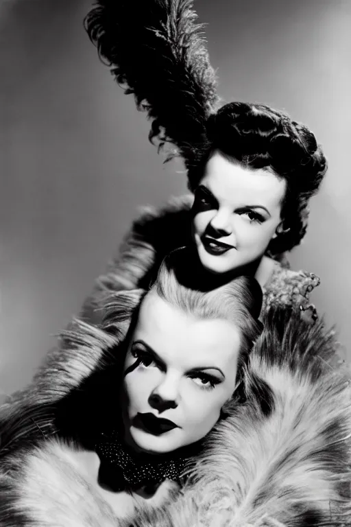 Image similar to judy garland, showgirl, studio photo, promotion, 1 9 4 0's