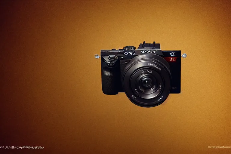 Prompt: beautiful sony alpha camera photography, painting by vintage airbrush art, commercial poster, nice studio lighting, smooth tiny details, soft and clear shadows, low contrast, perfect