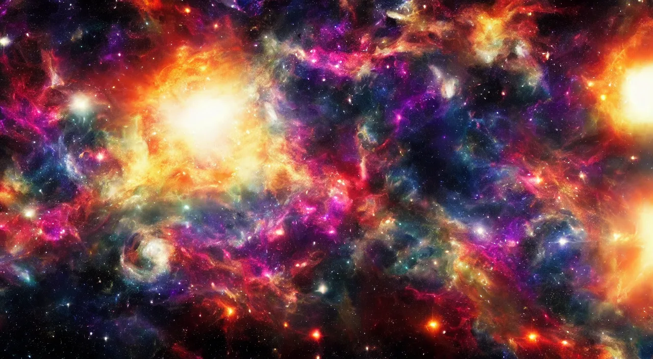 Image similar to wallpaper of the universe exploding