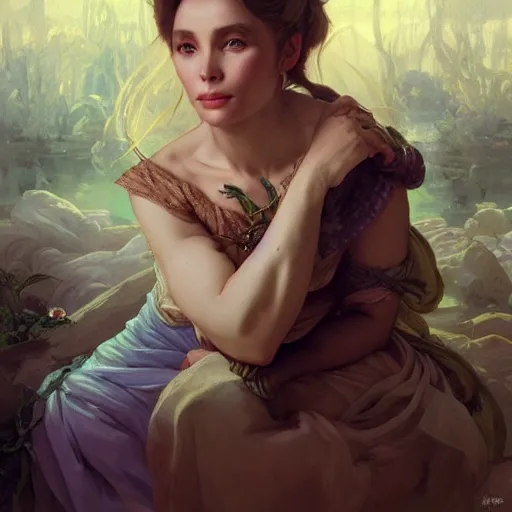 Prompt: a fantasy style portrait painting of maryam d'abo in the style of francois boucher oil painting unreal 5 daz. rpg portrait, extremely detailed artgerm greg rutkowski alphonse mucha