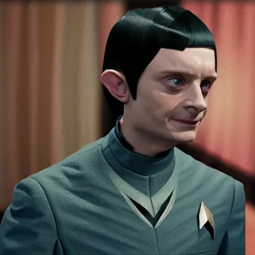 Image similar to Elijah Wood as Spock