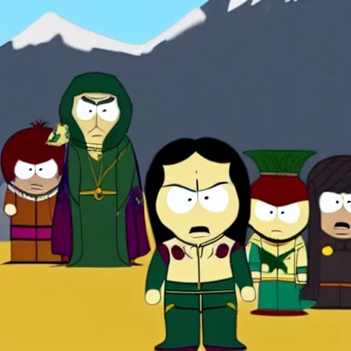 Image similar to loki in southpark