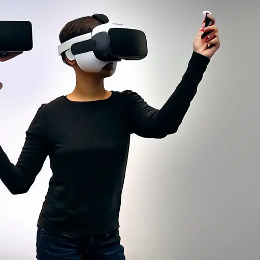 Prompt: Apple's new AR/VR headset