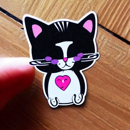 Image similar to cute Cat sticker