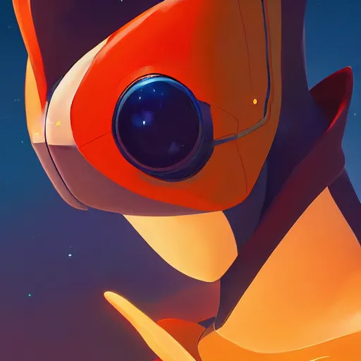 Image similar to face icon stylized minimalist space dandy, loftis, cory behance hd by jesper ejsing, by rhads, makoto shinkai and lois van baarle, ilya kuvshinov, rossdraws global illumination