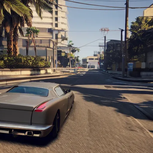 Image similar to next gen gta 6, ps 5, unreal engine, octane render, high detail