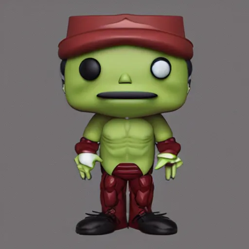 Image similar to Anthropomorphic PitchFork Funko Pop