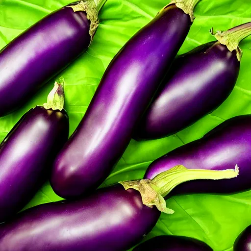 Image similar to hybrid of eggplant and elon musk with eggplant body