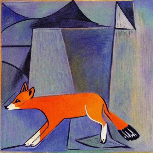 Picasso drawings: the backbone of his art - The Hedgehog and the Fox