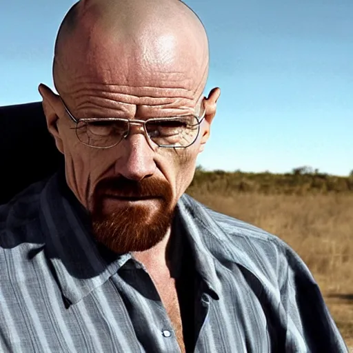 Image similar to walter white as gigachad