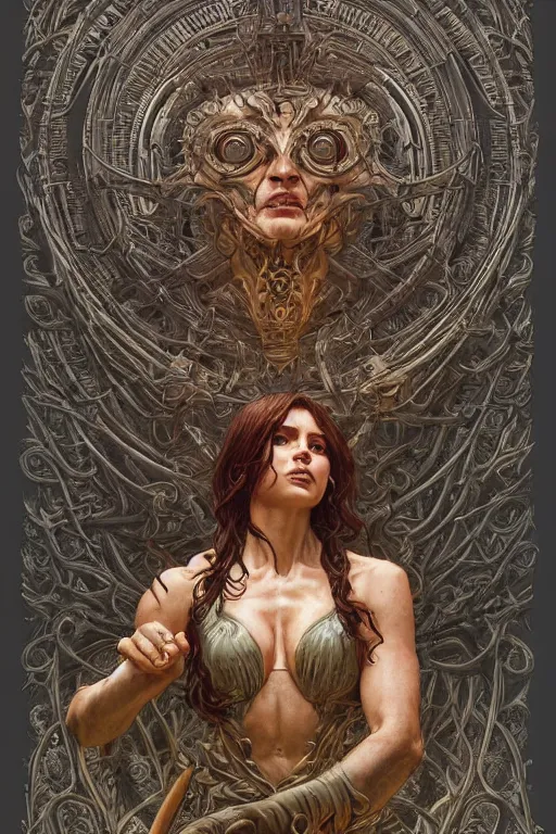 Prompt: portrait of stone henge as a hulking herculean demon, forest, godlike, full body, fantasy, intricate, elegant, highly detailed, digital painting, artstation, concept art, sharp focus, illustration, art by artgerm and greg rutkowski and alphonse mucha