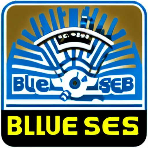 Prompt: bluesec logo