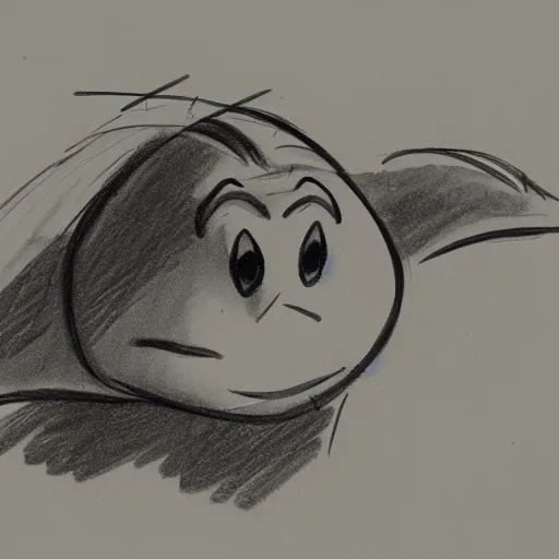 Image similar to milt kahl sketch of cecil turtle