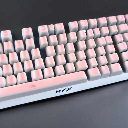 Image similar to hyperx keyboard made from jelly sugar free