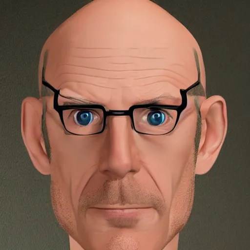 Image similar to A middle-aged Dr. Venture in real life with a hooked nose, a long gaunt face and skinny body and neck, very thin and bald, realistic, very realistic, hyperrealistic, highly detailed, very detailed, extremely detailed, detailed, digital art, oil painting, trending on artstation, headshot and bodyshot, detailed face, very detailed face, extremely detailed face, HD Quality, 8k resolution, very very detailed face, real life