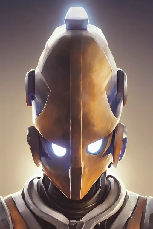 Image similar to epic mask helmet robot ninja portrait stylized as fornite style game design fanart by concept artist gervasio canda, behance hd by jesper ejsing, by rhads, makoto shinkai and lois van baarle, ilya kuvshinov, rossdraws global illumination radiating a glowing aura global illumination ray tracing hdr render in unreal engine 5