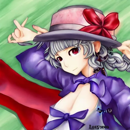 Prompt: western touhou