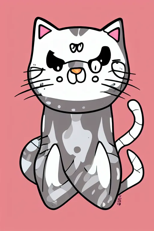 Kawaii Little Kitten Background, Cute Cat Pictures Drawing, Cat, Cute  Background Image And Wallpaper for Free Download