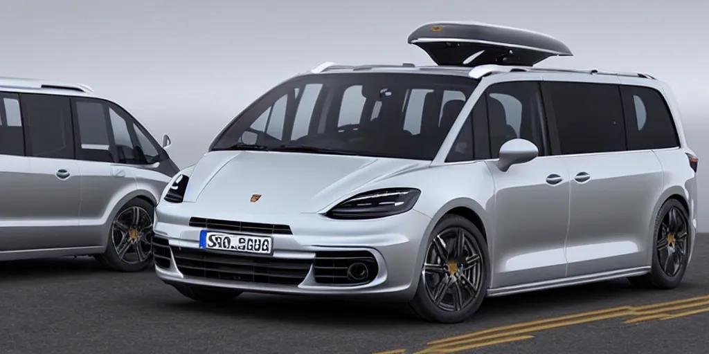 Prompt: “2020 Porsche Minivan, 4K, ultra realistic”