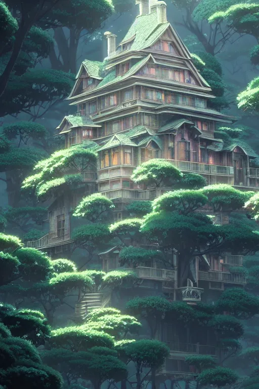 Image similar to crystal castle, exquisite details, denoised, mid view, by artsation, greg rutkowski, makoto shinkai, takashi takeuchi, studio ghibli