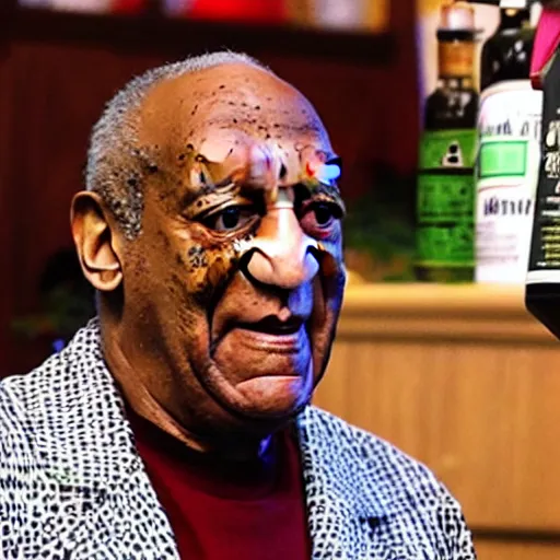 Image similar to Bill Cosby as a mixologist