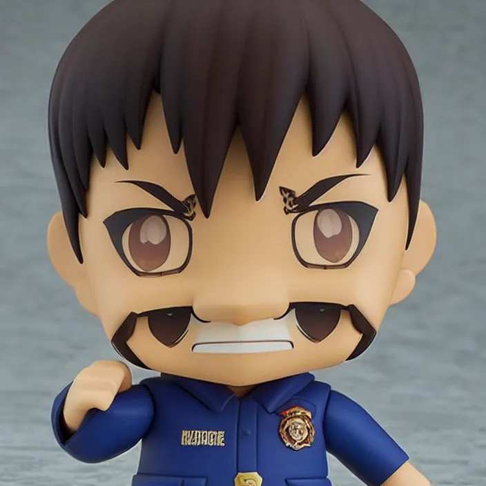 Prompt: rodrigo duterte, an anime nendoroid of rodrigo duterte, figurine, detailed product photo