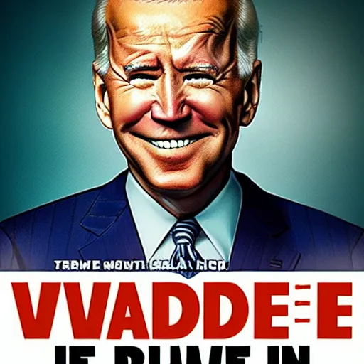 Image similar to movie poster for joe biden war