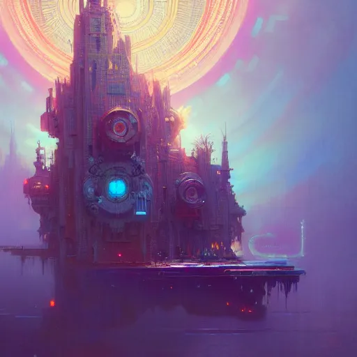 Image similar to a highly detailed digital image of an imagination machine, concept art, artstation, cgsociety, very detailed, intricate, detailed illustration, by greg rutkowski and alphonse mucha, Paul Lehr and Beeple, iridescent accents, ray tracing, product lighting, sharp, smooth, masterpiece