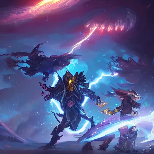 Image similar to explosive lightning spell, explosive lightning spell, explosive lightning spell, explosive lightning spell, explosive lightning spell, bright art masterpiece artstation. 8 k, sharp high quality artwork in style of jose daniel cabrera pena and greg rutkowski, concept art by tooth wu, blizzard warcraft artwork, hearthstone card game artwork