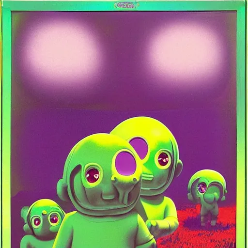 Image similar to Teletubbies acidwave by Mark Ryden