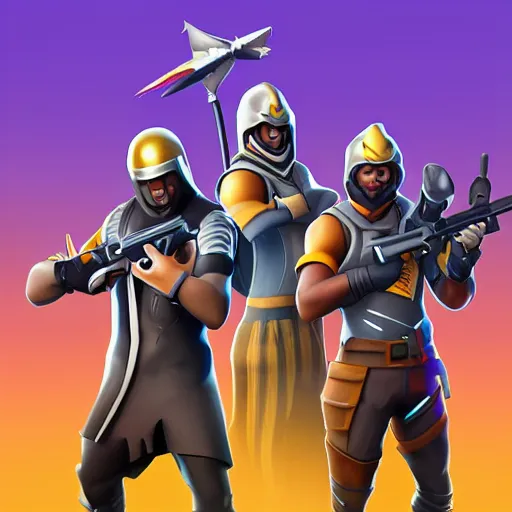 Image similar to “King’s landing, Fortnite theme, digital art, award winning”