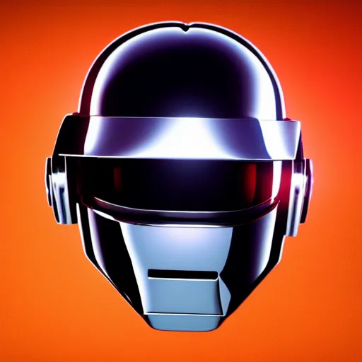 Prompt: ultra high quality 3d render of a daft punk helmet, ray tracing, reflections, studio lighting, cg, 4k