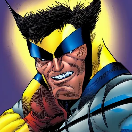 Prompt: wolverine with x - men