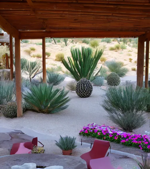 Image similar to desert bloom inside the patio