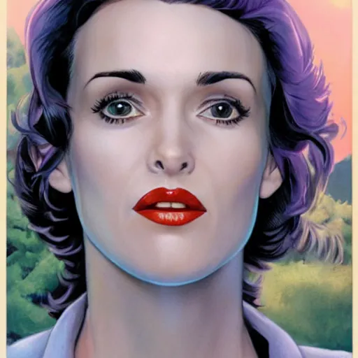 Image similar to Winona Ryder by Joe Jusko