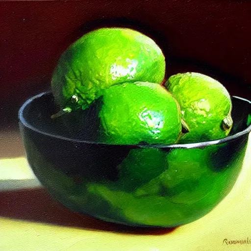 Prompt: why can't i carry all these limes, oil painting, renassaince, realistic