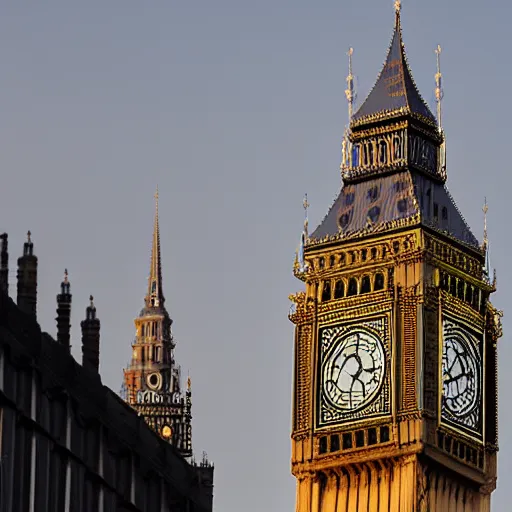 Image similar to Photo of the Big Ben finally hatching to reveal its true form: Optimus prime