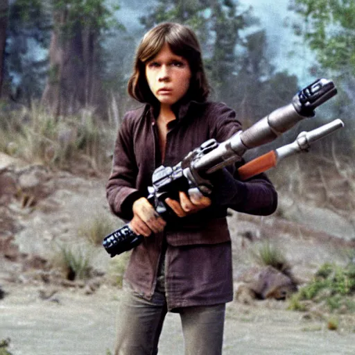 Prompt: a film still of teenage able in star wars 1 9 7 7, realistic, photorealistic