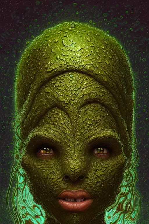 Image similar to anthropomorphic enneagram head in mossy slimeforge star jones merchant, intricate, elegant, highly detailed face, wide angle, digital painting, artstation, concept art, sharp focus, illustration, art by artgerm, bob eggleton, stephen hickman, richard corben, wayne barlowe, greg rutkowski, alphonse mucha, 8 k