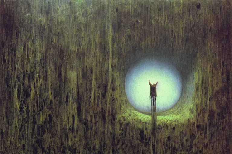 Image similar to hole in the ground by beksinski