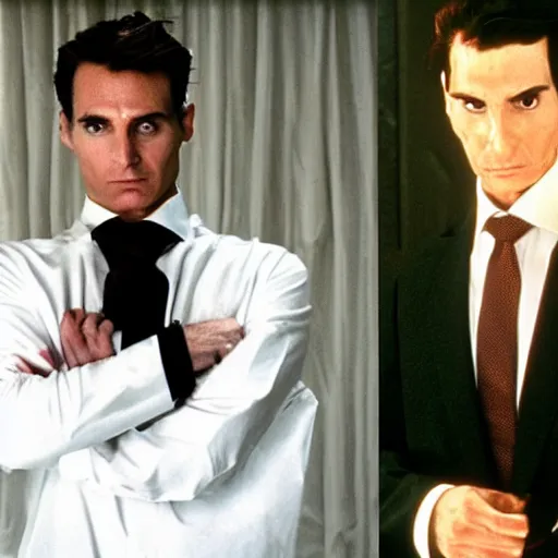 Prompt: Patrick Bateman as an egyptian Pharaoh